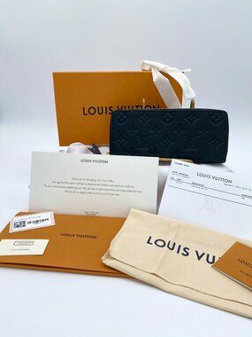 Louis Vuitton Clémence Wallet | Monogram Empreinte Noir NWT 🖤 Vivienne